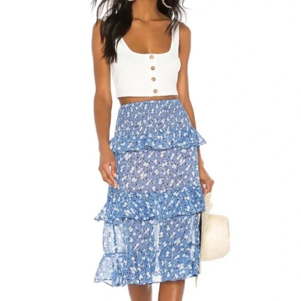 Majorelle Midi Skirt